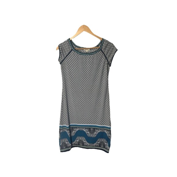 Max Studios Women’s XS Cap Sleeve Geometric Print Dress - Picture 2 of 7
